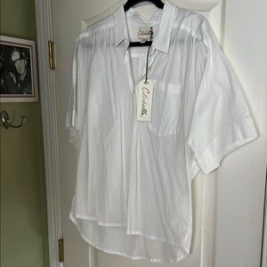 Cleobella White Blouse Elegant Top